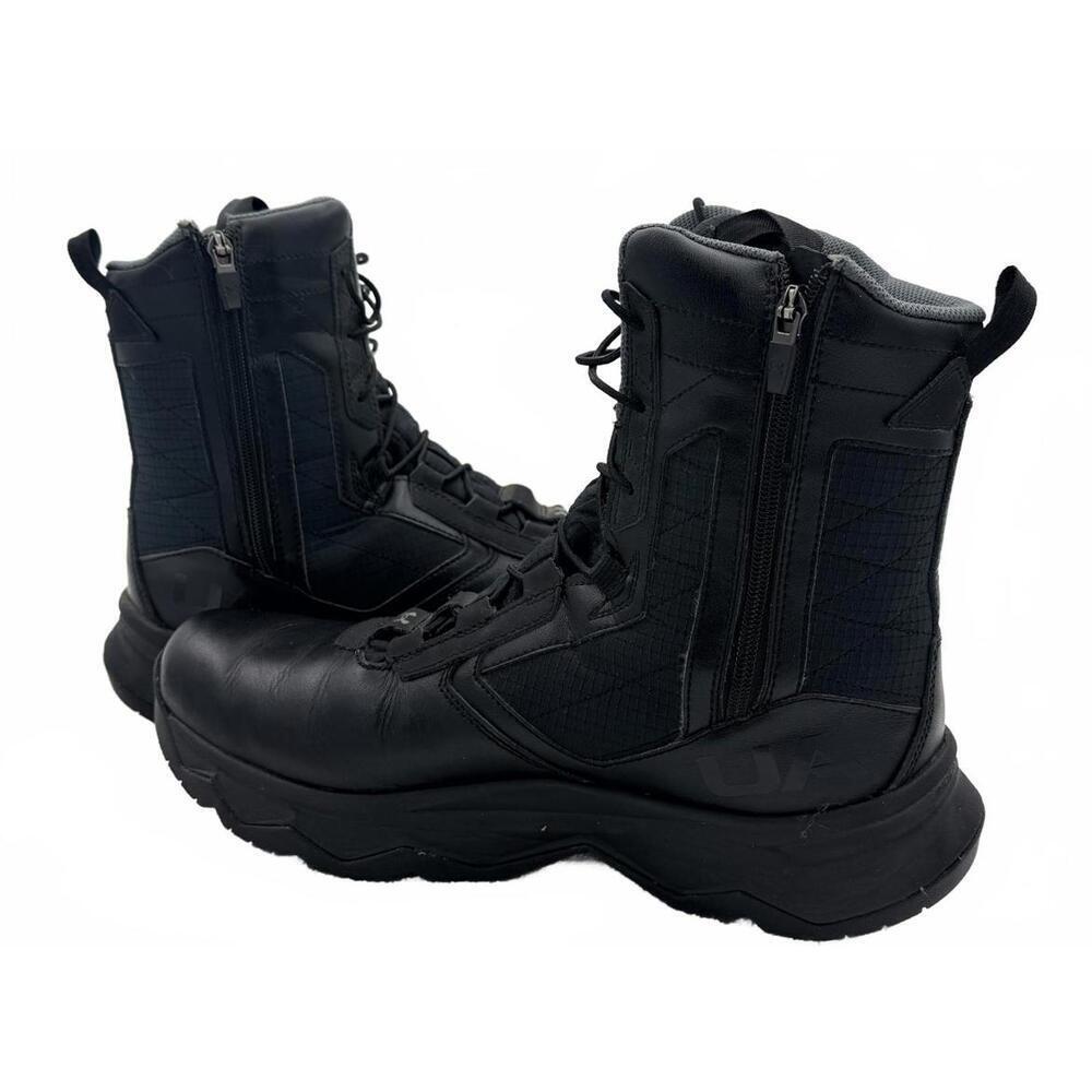 Under Armour Stellar Side Zip Tactical Boots Men's 12 black​​ - Picture 4 of 6